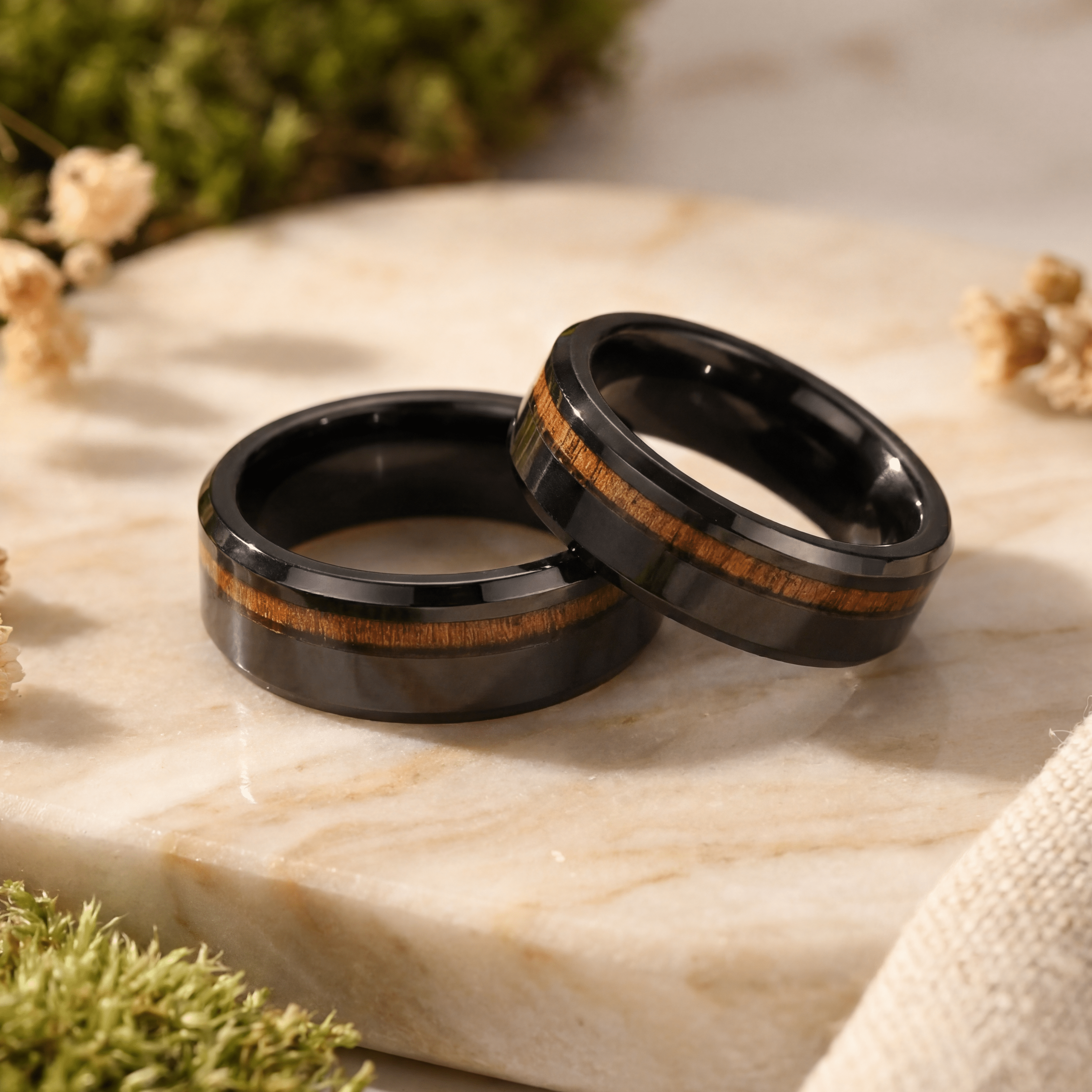 Eichen - Ringe Set