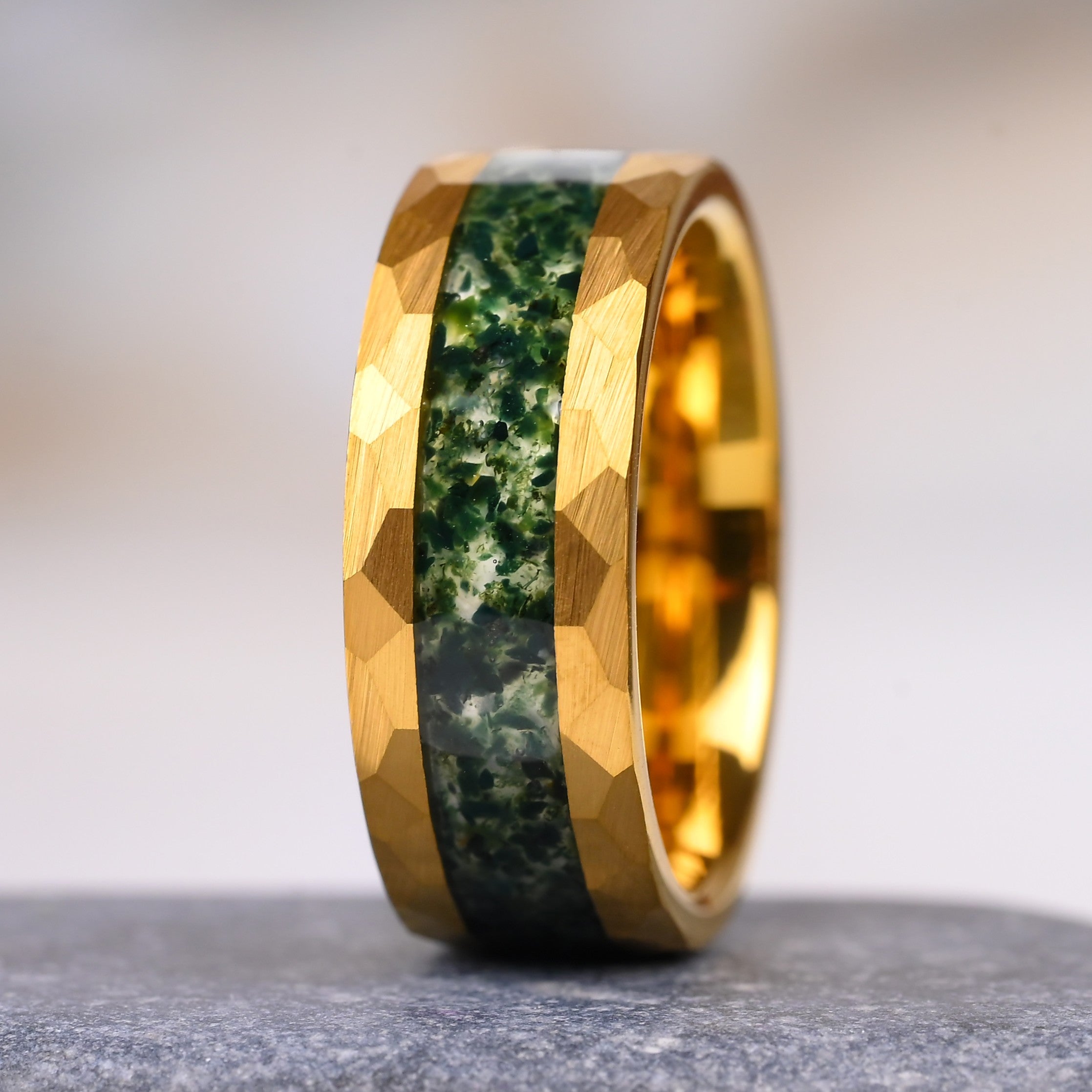 Grüne Seele - Ringe Set