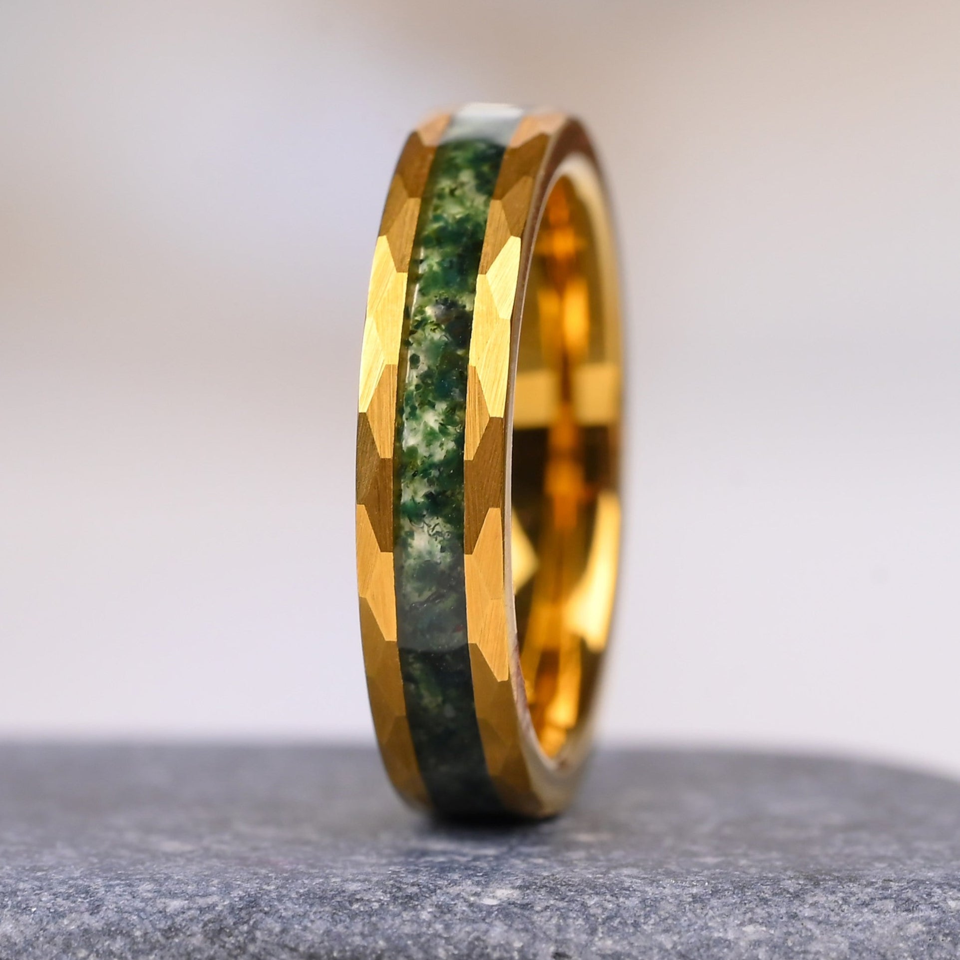 Grüne Seele - Ringe Set