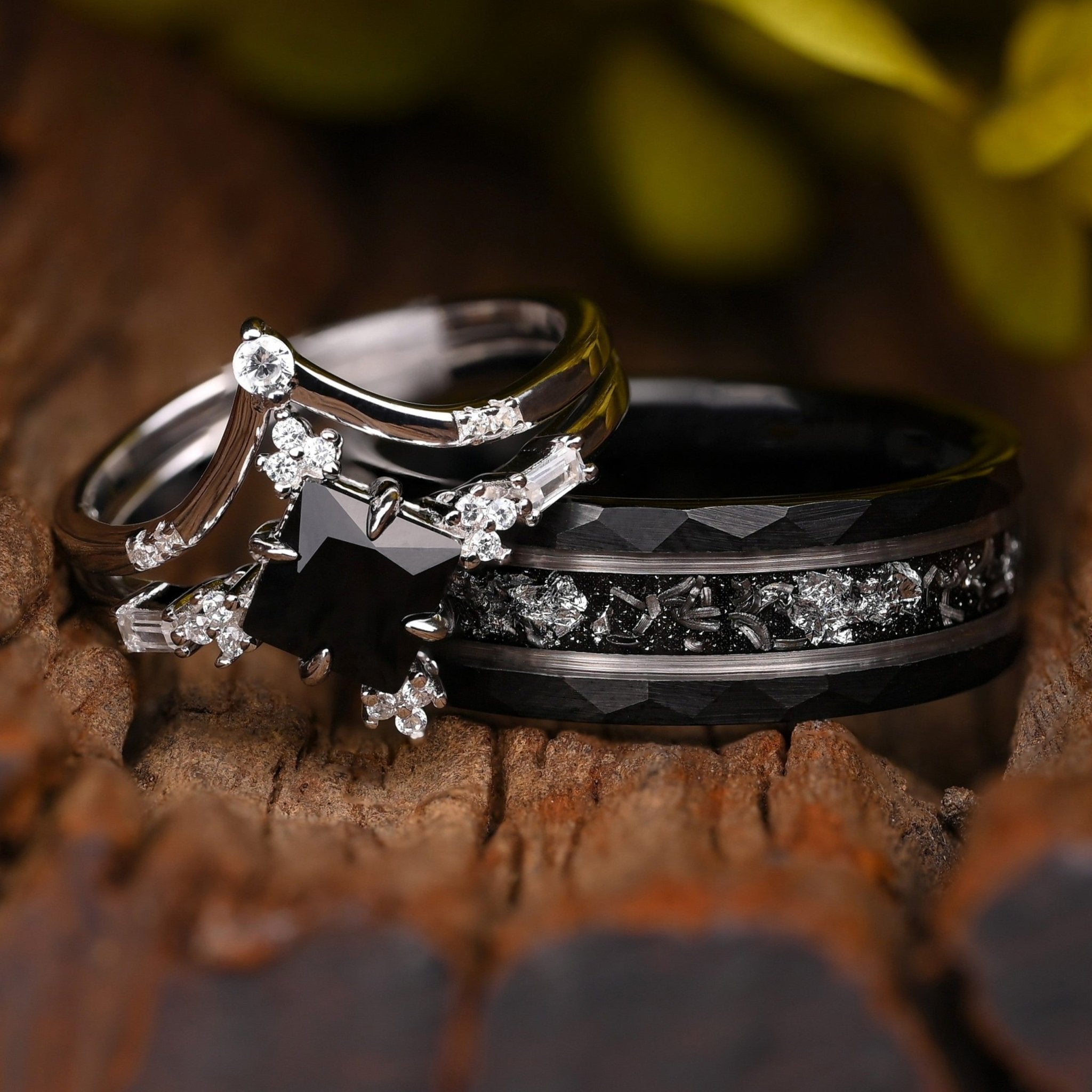 Himmelsfinsternis - Ringe Set