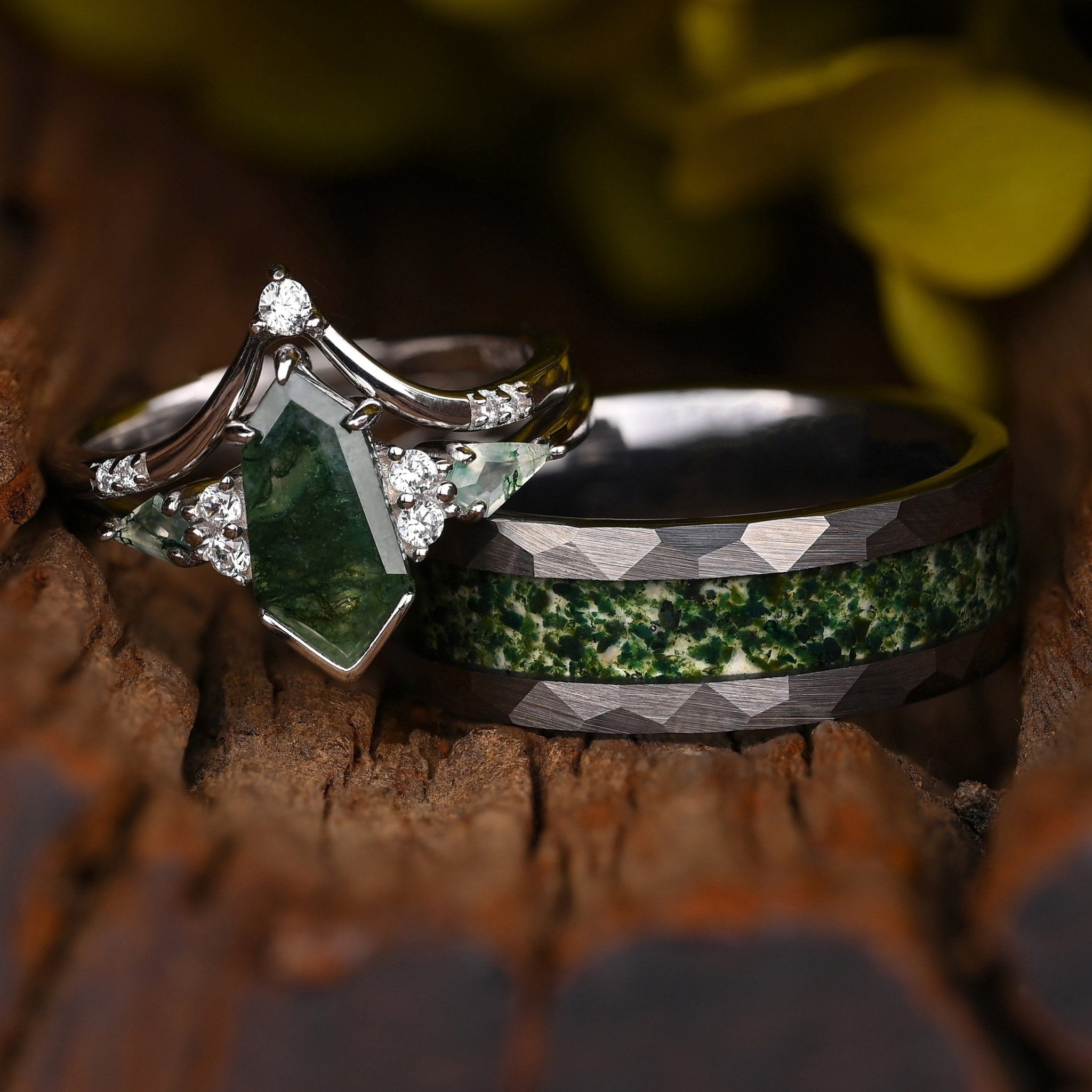 Moos - Ringe Set