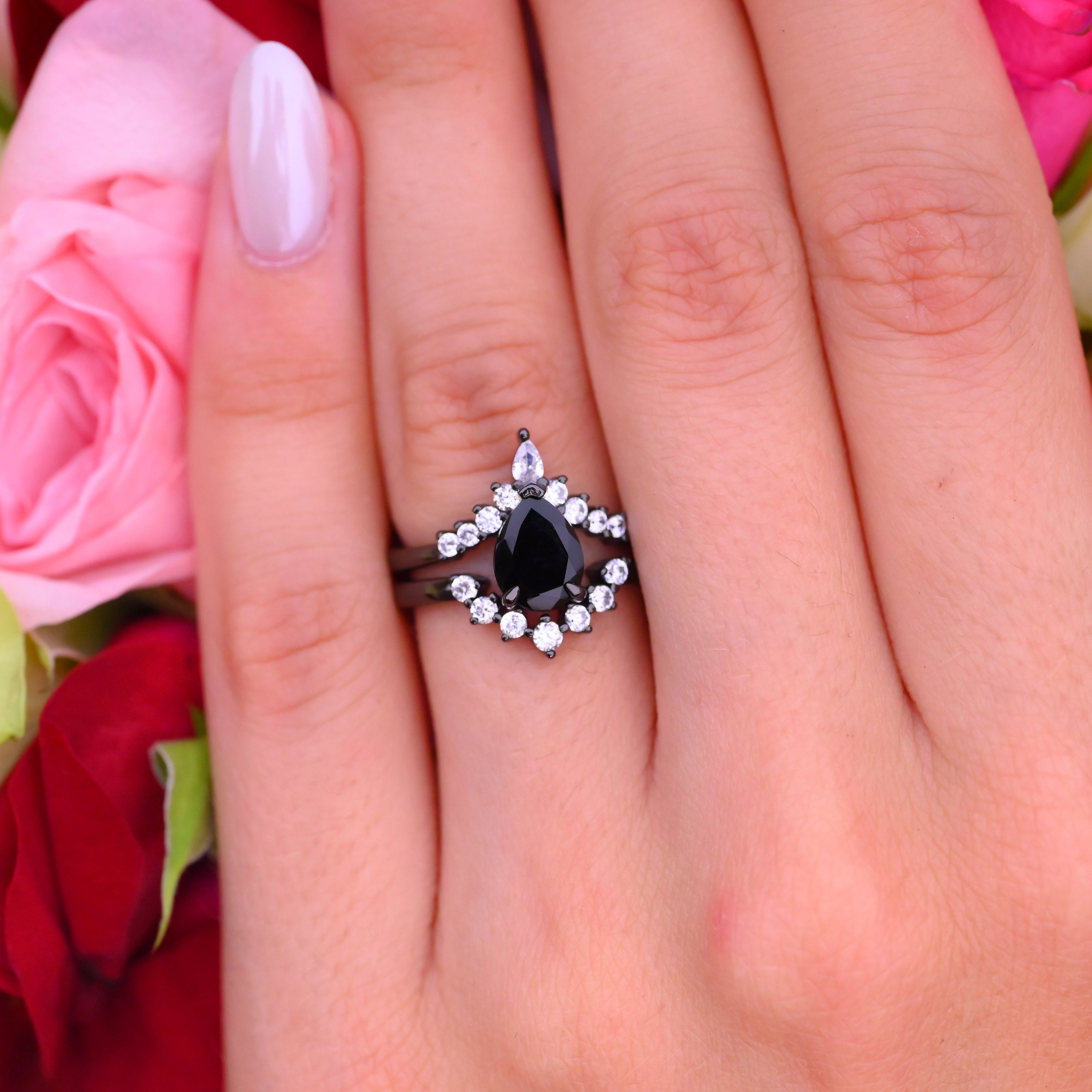 Obsidian - Ringe für Damen