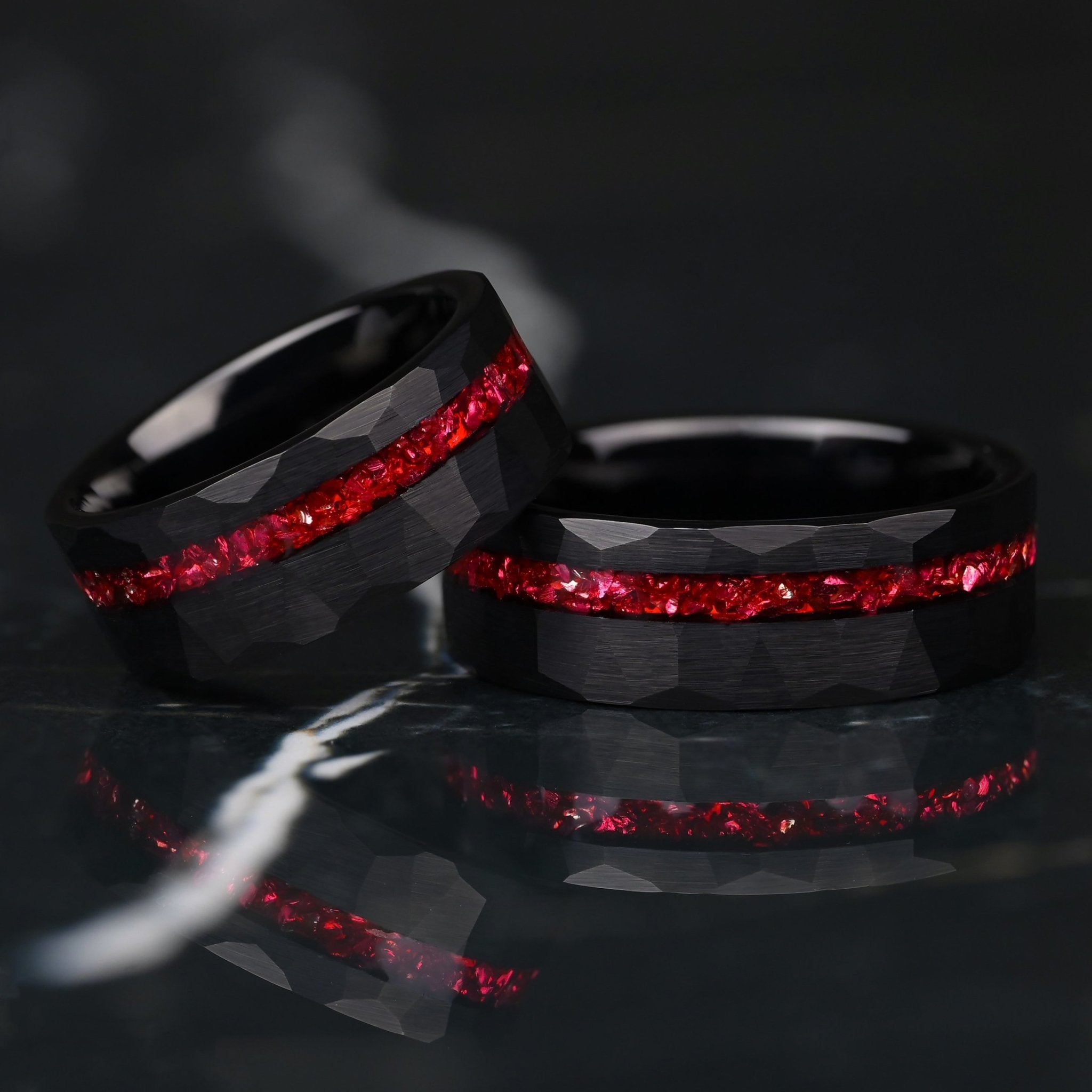 Rubin - Passende Ringe Set