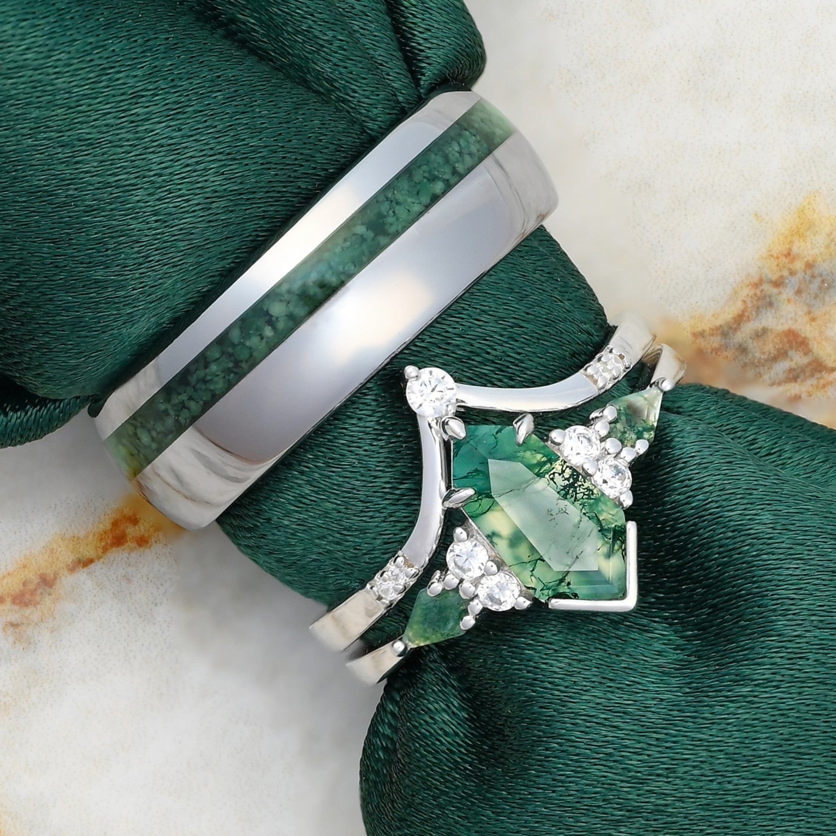 Silberwald - Ringe Set