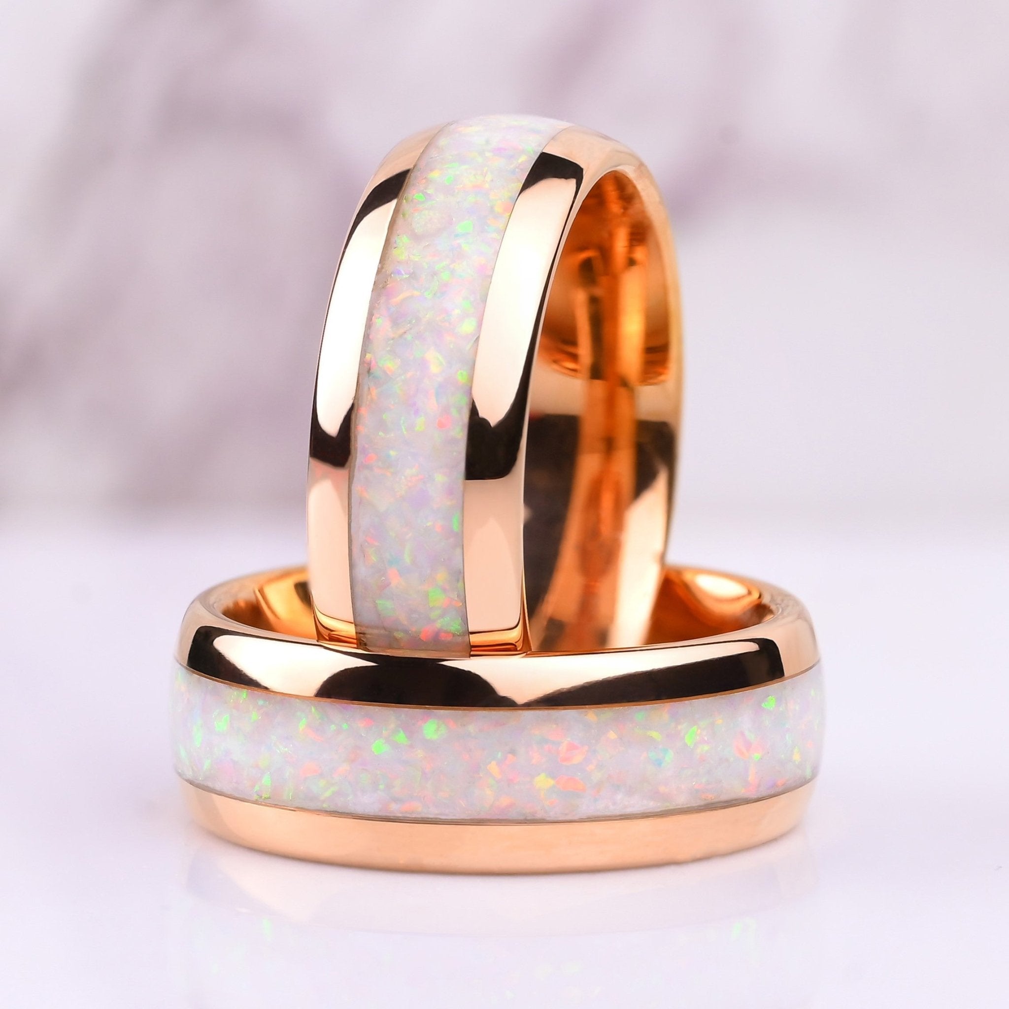 Opal - Ehering für Männer - WOLFRAM - Monetto Ringe