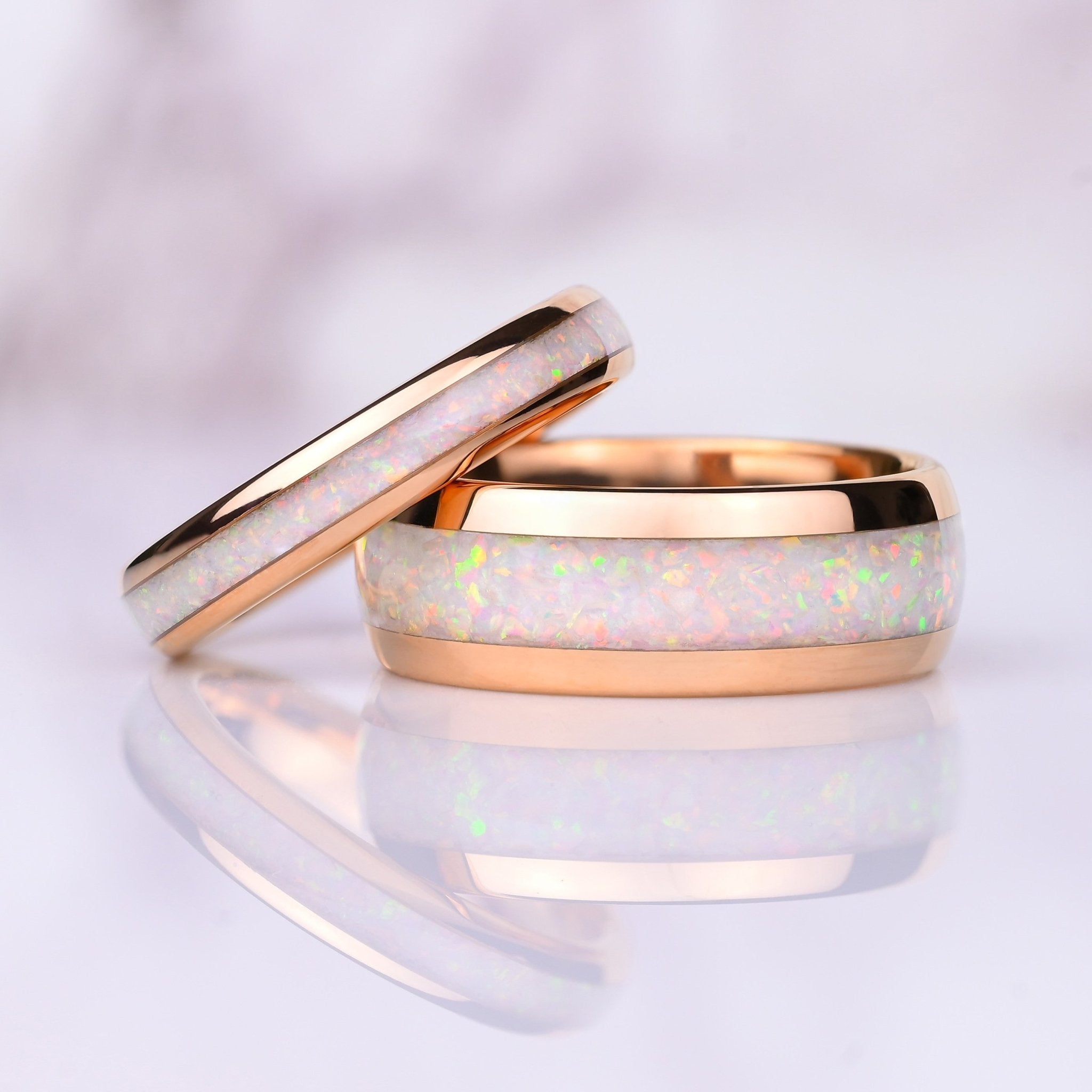 Opal - Ehering für Männer - WOLFRAM - Monetto Ringe