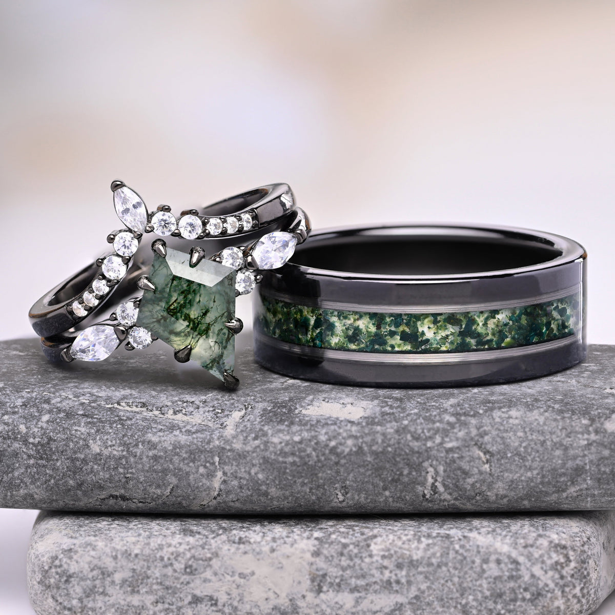 Verdant Vow of Elysia - Ringe Set