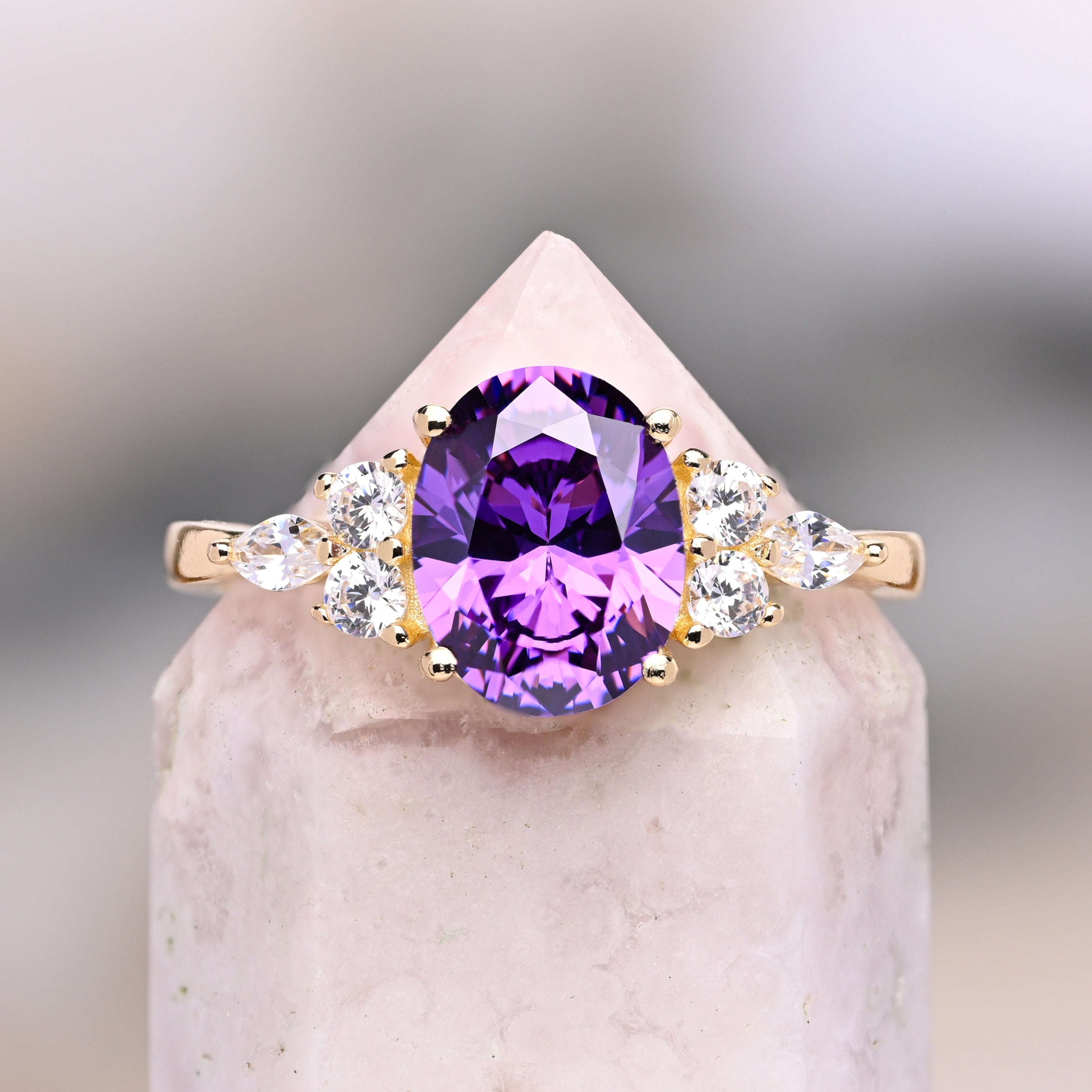 Ametyst - Ringe für Damen