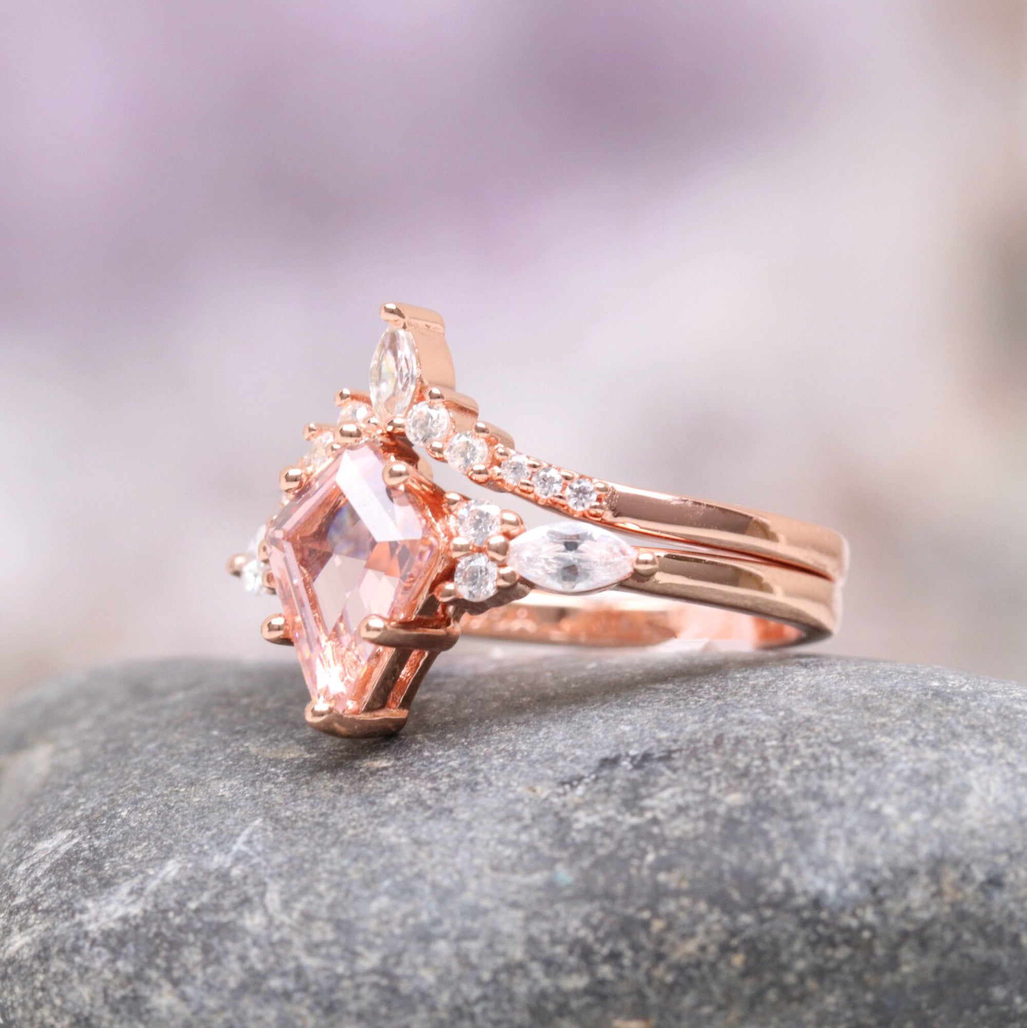 Blush Horizon - Ringe Set