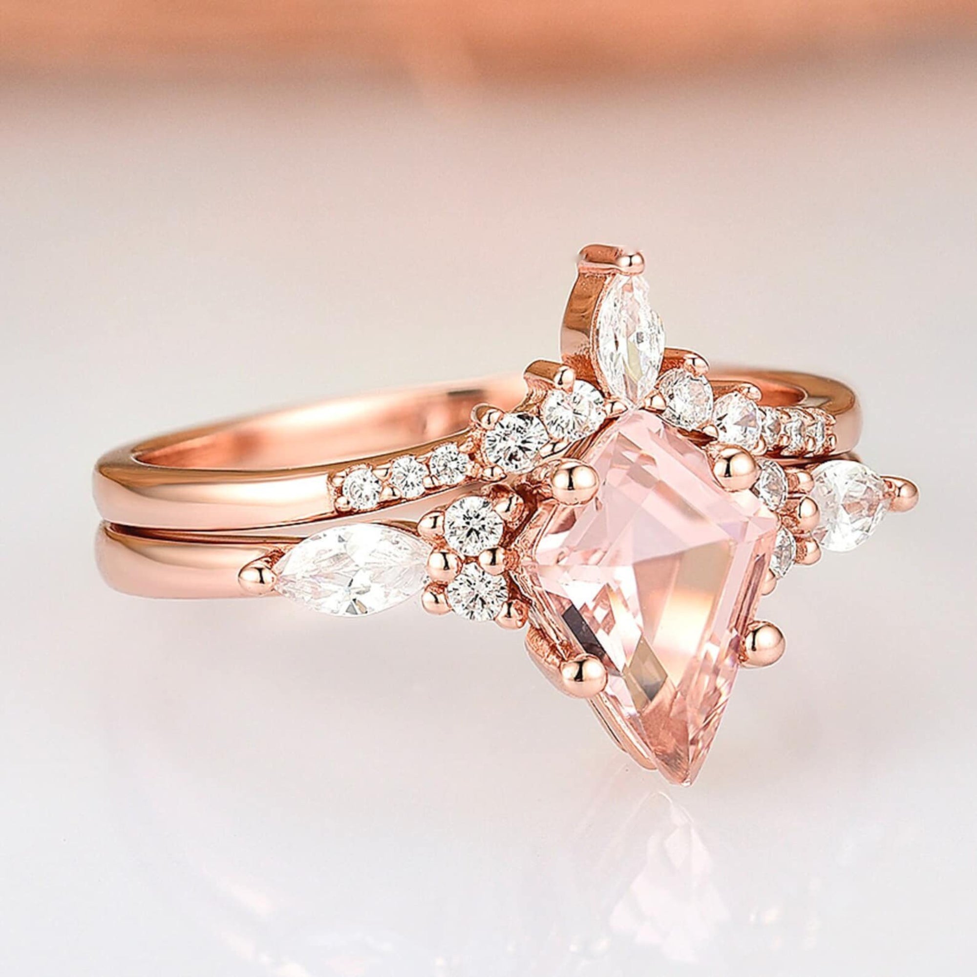 Blush Horizon - Ringe Set