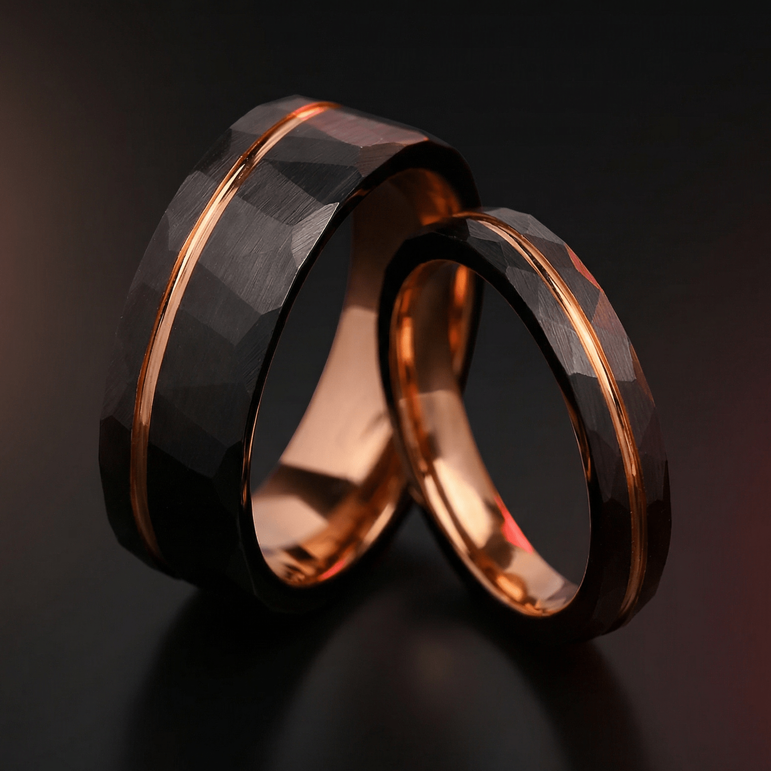 CEO - Ringe Set (8mm und 4mm Breit)