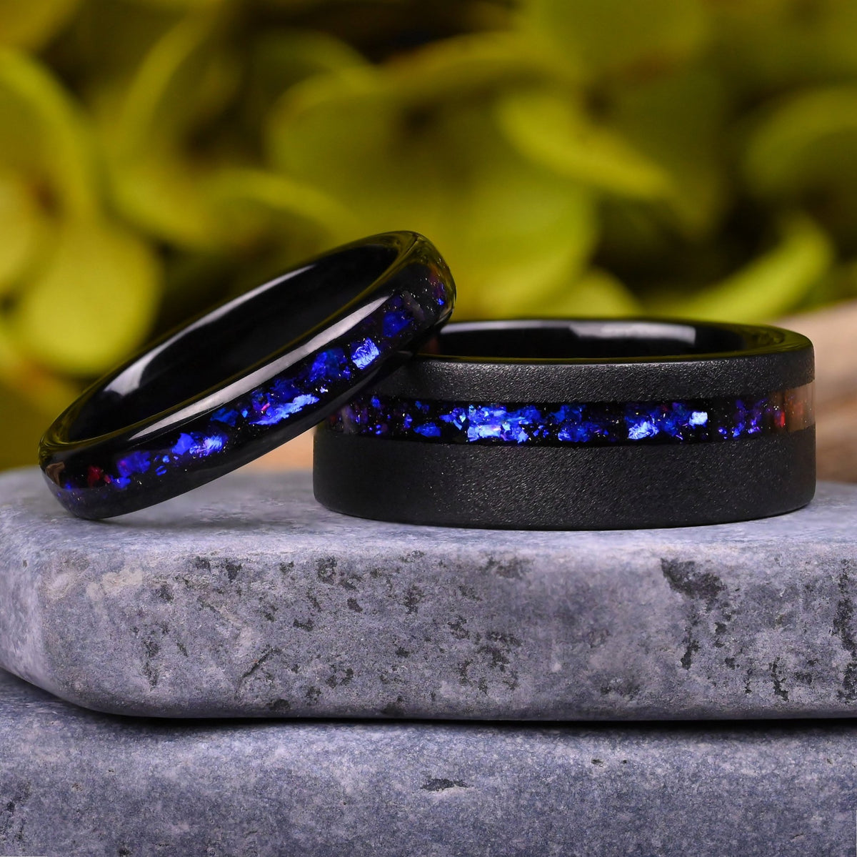 Eclipse - Passende Ringe Set | Wolfram und Nebeleinlage