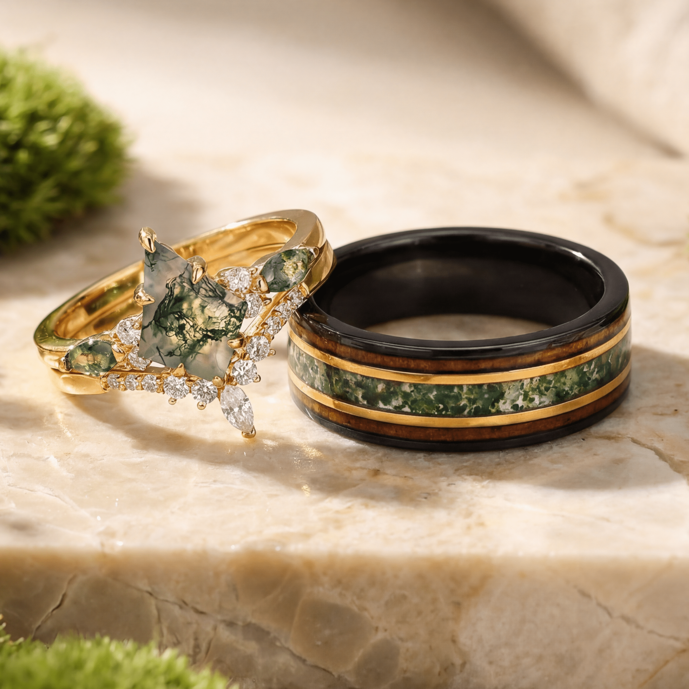 Goldtraum - Ringe Set