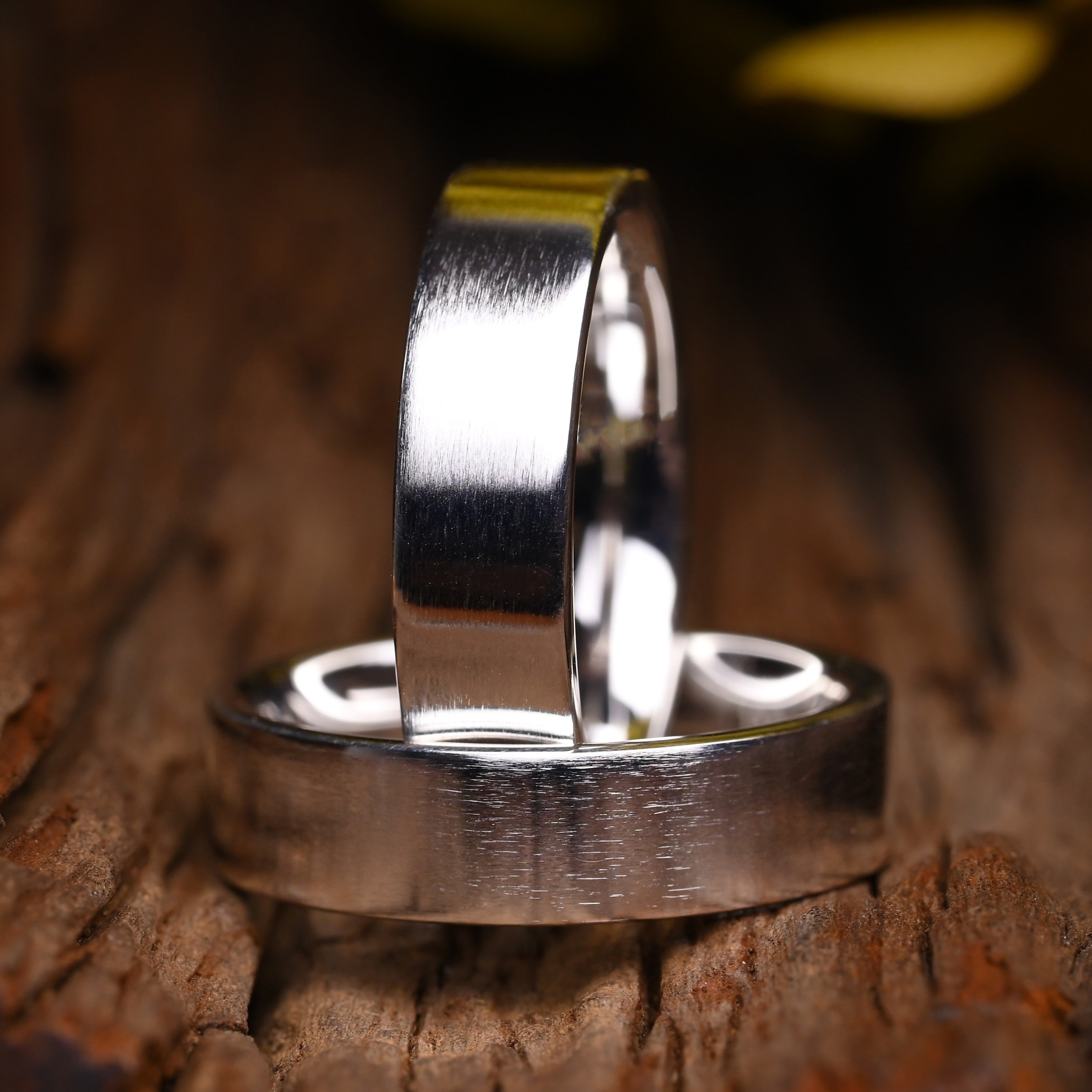 immlisch Gebunden Ringe für Manner – 925 Sterling Silber Ring - Jubiläumsring - Ehering – Monetto Ringe