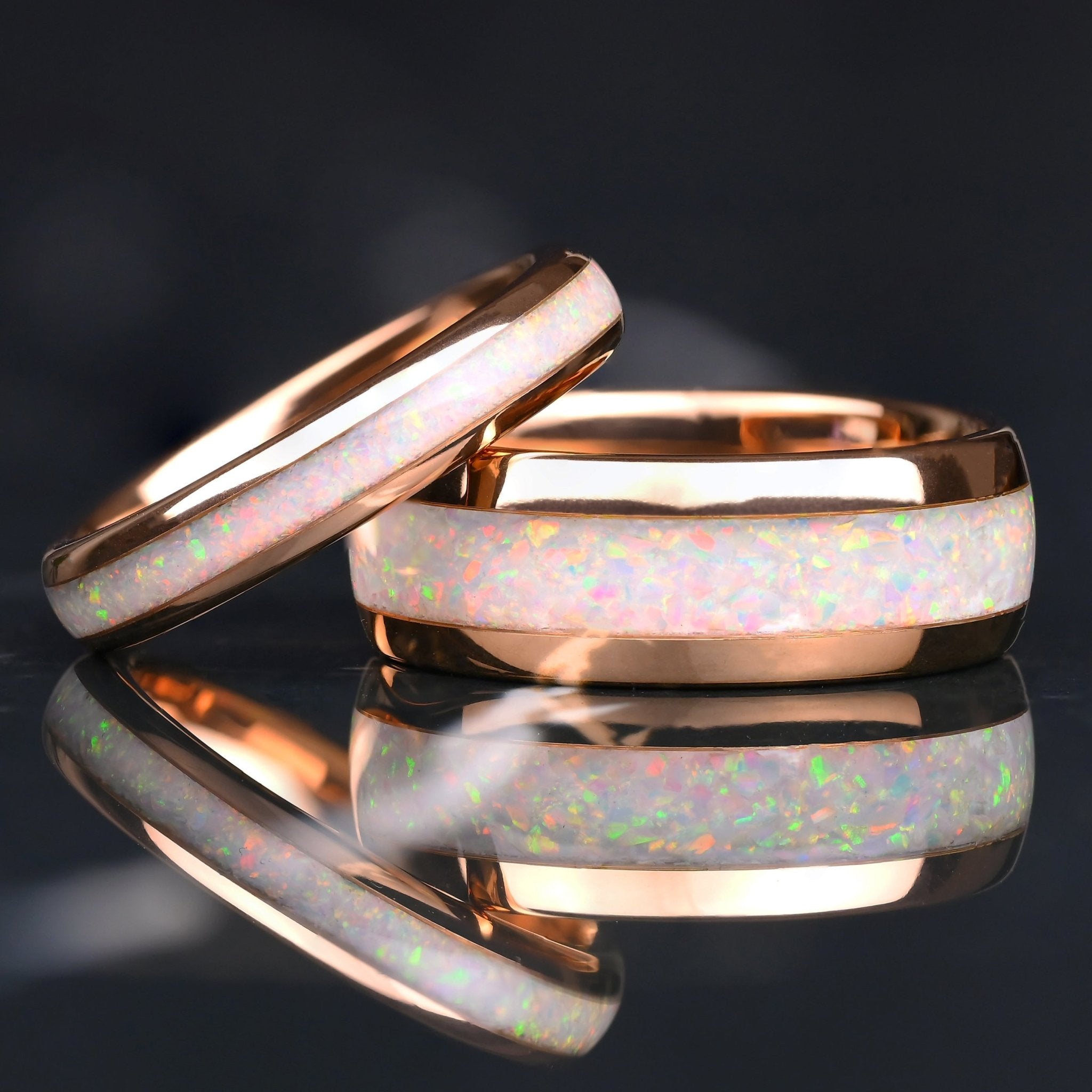 Opal - Ringe Set