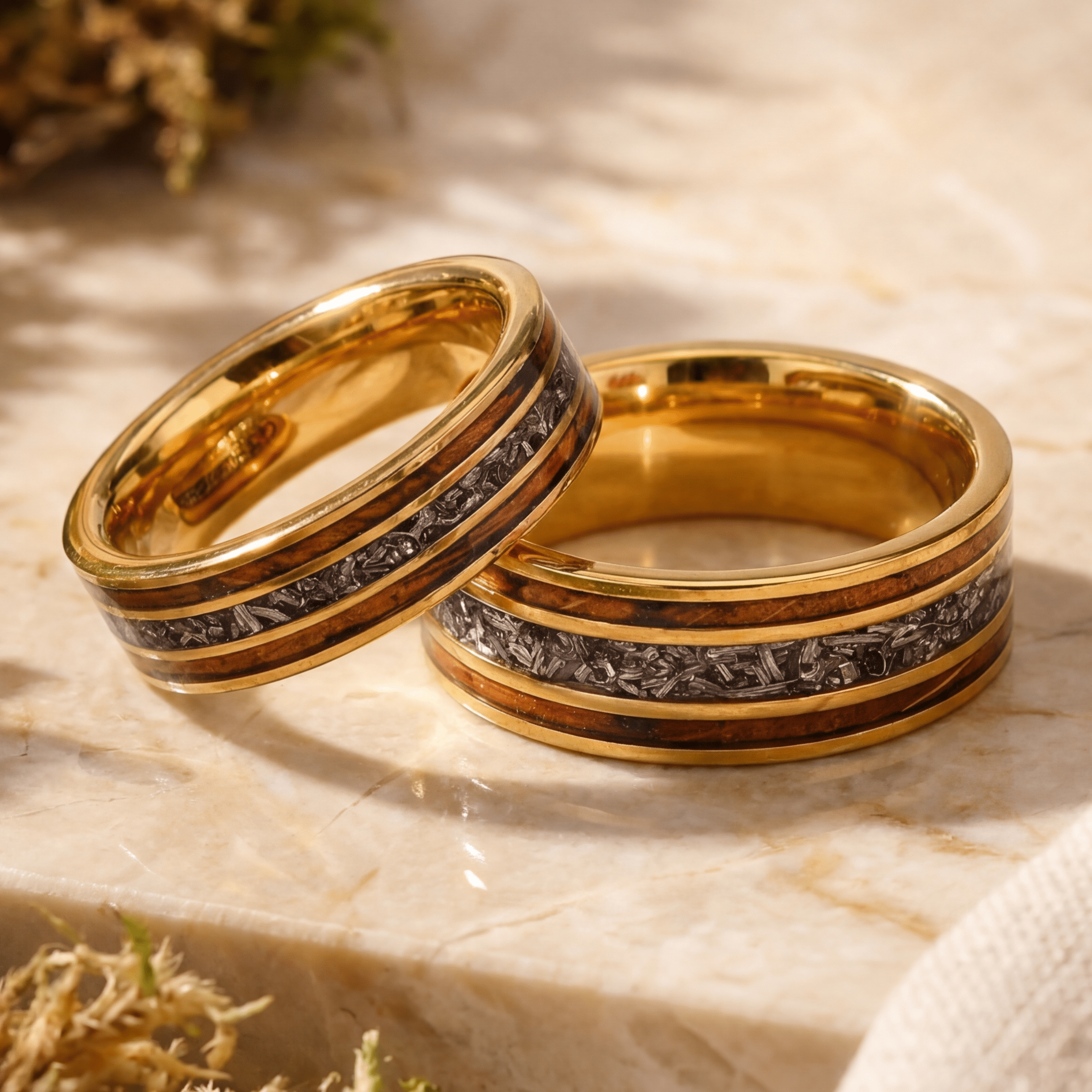 Sterngold - Ringe Set